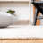 Southwestern Handmade Flatweave Ivory Area Rug-1122883274