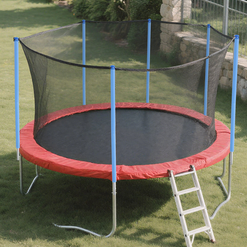6PCS 76.77In Trampoline Poles Replacement, Blue
