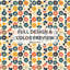Ensemble de housse de couette en patchwork 5 pièces - Ensemble de coussins décoratifs d'été-124289088