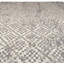 Tapis moderne en laine gris / ivoire moderne à motif abstrait Petra