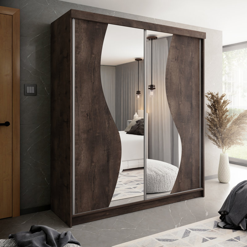 Cherfils Wardrobe, Dark Brown/Black