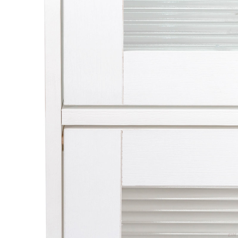 Bibliothèque contemporaine avec portes fermées à dossier fermé et armoire de rangement en verre pour plancher et plafond