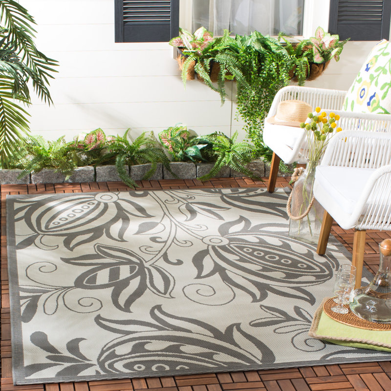 Herefordshire Performance Floral Indoor/Outdoor Area Rug