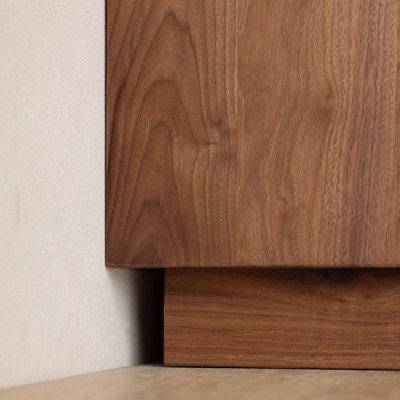 Buffet de rangement en bois massif de grande capacité