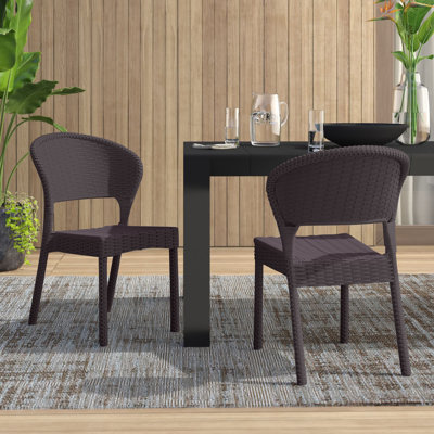 Chaise d'appoint empilable Coral