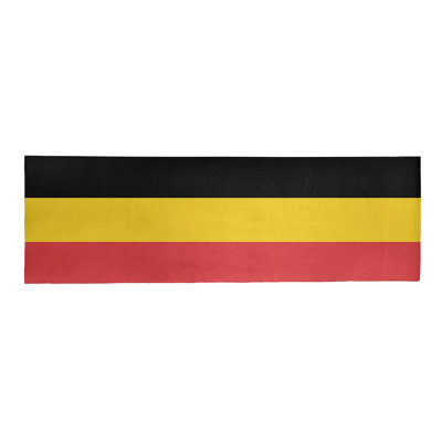 Tapis de zone rouge/jaune