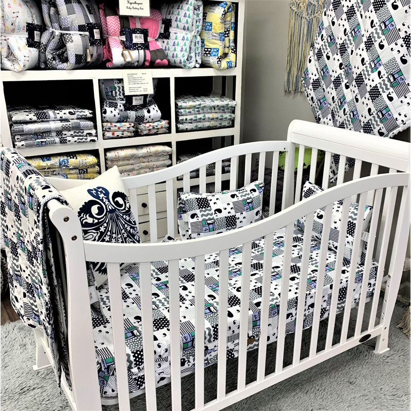 Ensemble de literie pour lit de bébé 5 pièces Ingifast
