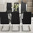 Lucifer Glass Top Metal Base Dining Table