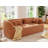 Upholstered Compression Sofa, No Assembly Chenille Cloud Couch With Pillows-965467828