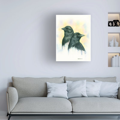 Bolog Dave Bartholet Dos Crows Canvas Art
