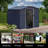 Galvanized Steel Horizontal Storage Shed