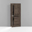 Porte en verre d'acacia français foncé Veregio-87392084