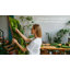 Drap-housse vert mousse 2 pieds carrés