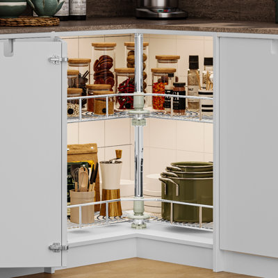 Organisateur de coin Mint Pantry® Kidney Chrome