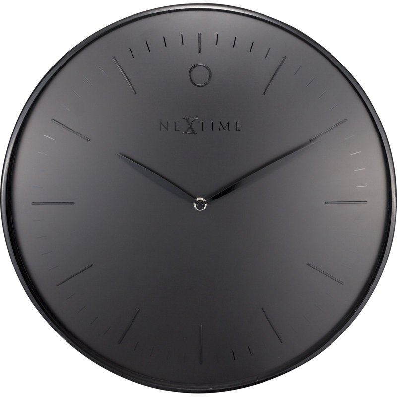 Horloge murale 15,75 po Keenan Glamour, Noir