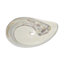 Lavabo de salle de bain vasque ovale en verre Murano-1596015735