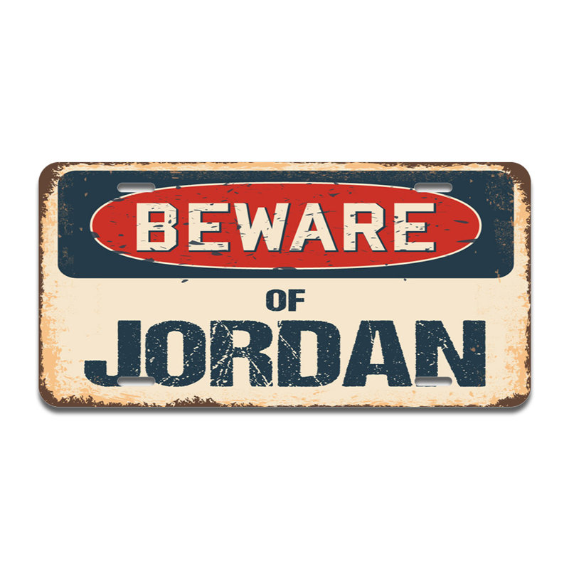 Cadre en aluminium Beware of Jordan
