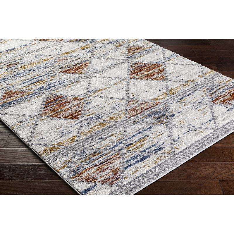 Geometric Indoor Rug, Rectangle 2' x 2'11"