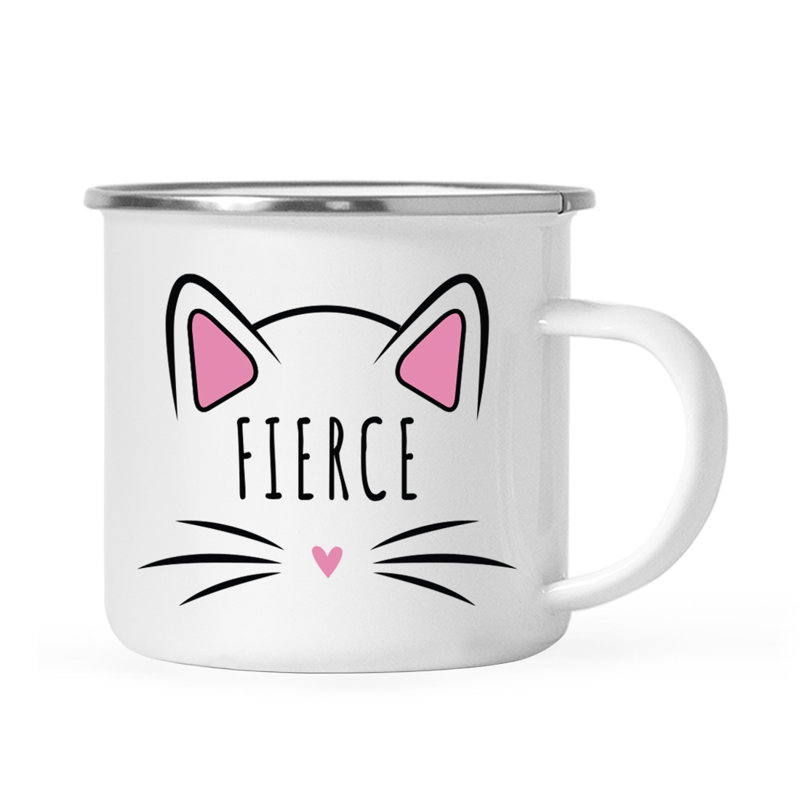 Tasse à café «Funny Cat Lover Campfire», Féroce