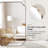 Modern Scalloped Corner Rectangle Bathroom Vanity Mirror | Stainless Steel Frame-451918164-456394181