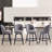 Letecia Swivel Upholstered 26.4'' Counter Bar Stools-716073710
