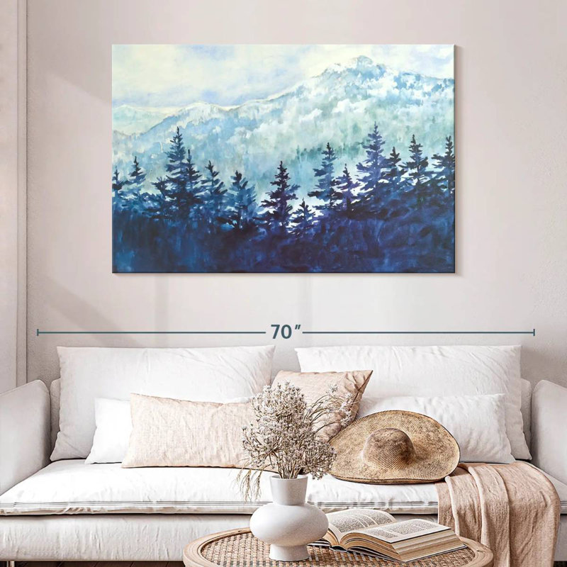Snowy Mountain View, 32" H x 48" W