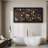 Vibrant Wildflower " Botanical Elegance Dark Floral Antique Retro Colorful Bedroom Extra Large Wall Decor "-96074489-111565979