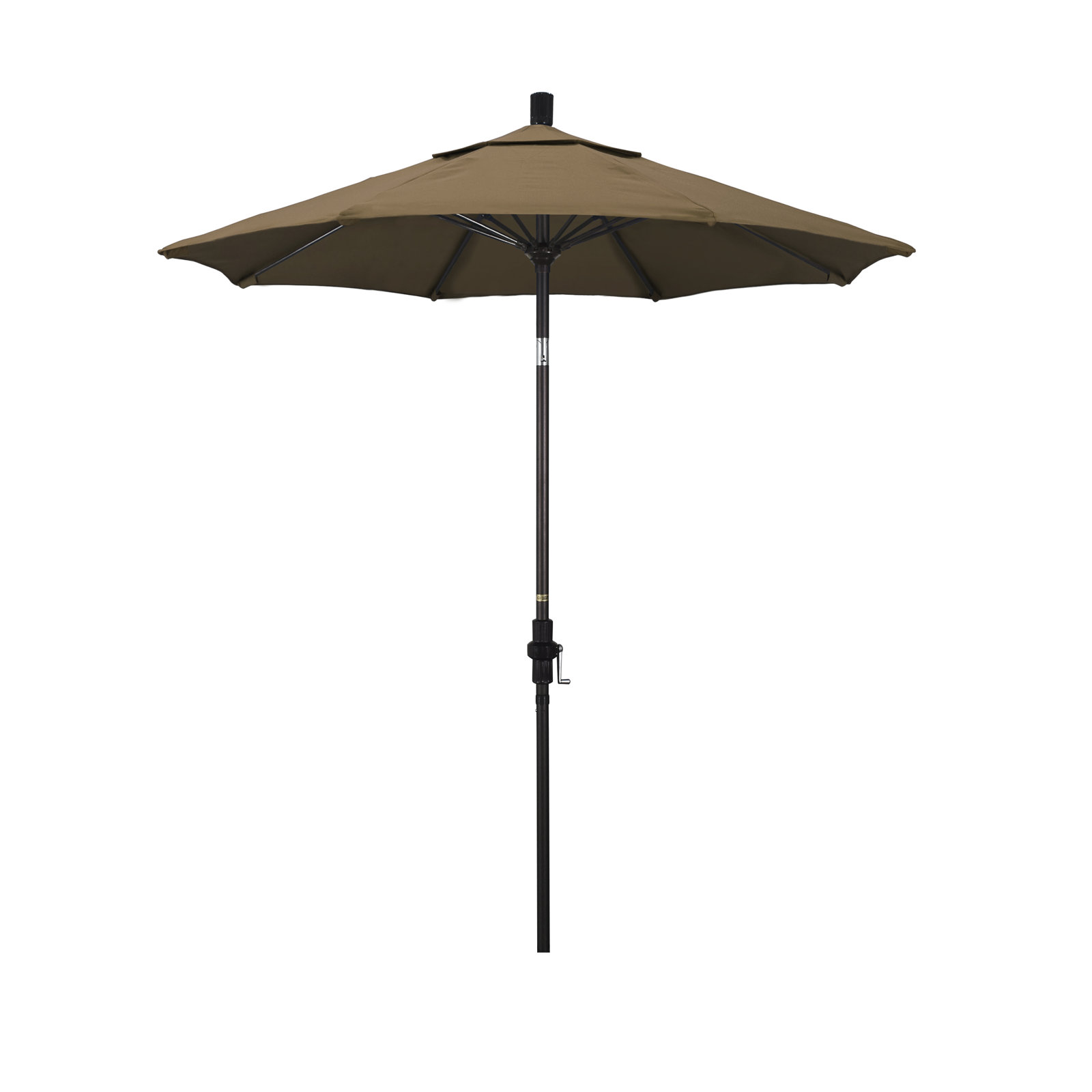 Brent 7.5' Sunbrella® Umbrella, Cocoa, Bronze
