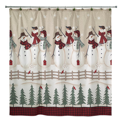 Jalles Shower Curtain with Hooks Included