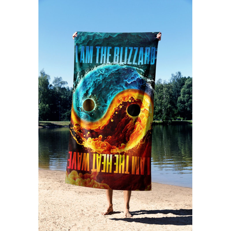 Ultra-Soft Beach Towel, 30 x 59 Inches | 70% Polyester / 30% Polyamide, Microfilament Fabric | Quick-Dry, Lightweight & Compact for Travel | Perfect for Beach, Pool, Gym, and Outdoor Adventures