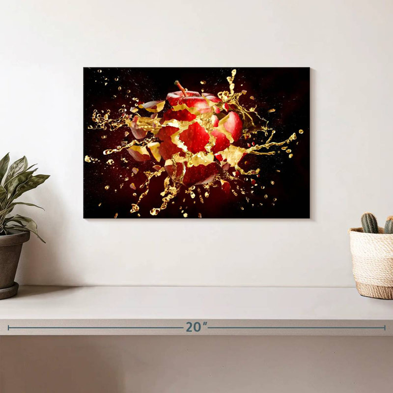 Yarlin Exploding Apple, 8" H x 12" W