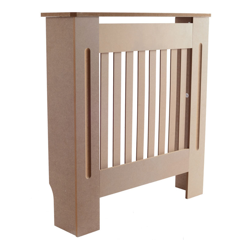 Shirlee Medium Radiator Cover, 82cm H x 78cm W x 19cm D, Brown