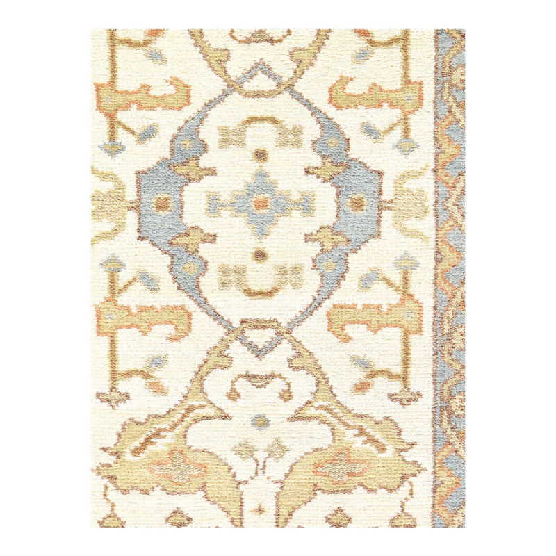 Wassil Oriental Area Rug in Ivory