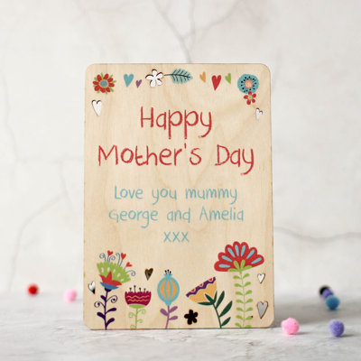 Hutchins Mother's Day Card Or Card Holder