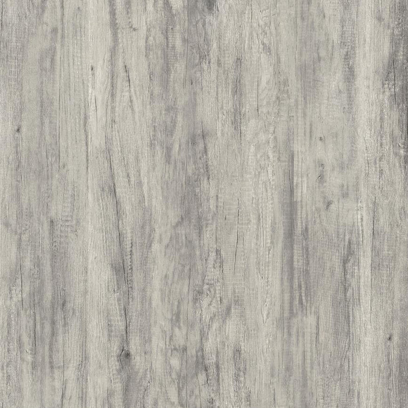 Bibliothèque géométrique à 10 tablettes en bois flotté gris, bois d'ingénierie avec surface anti-égratignures