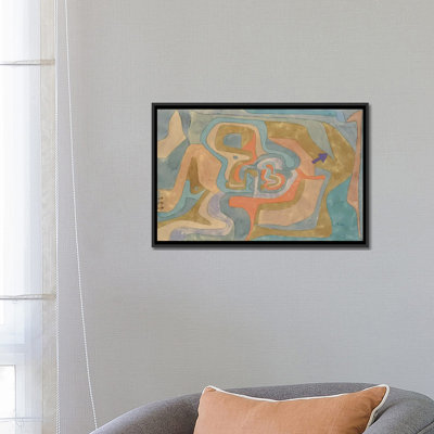 "flying away 1934" par paul klee, reproduction d’art sur toile