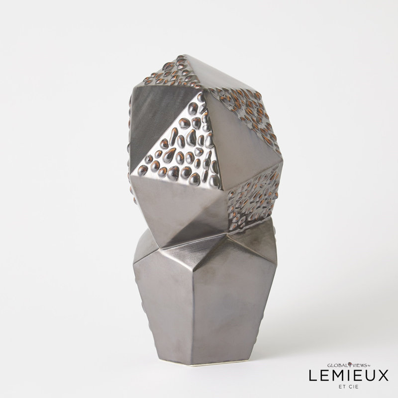 Les Facettes Sculpture, Matte Antique Bronze