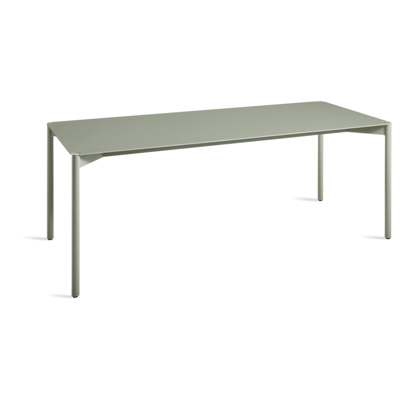 Comeuppance Outdoor Dining Table, Gray Green
