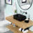 16"X12" Ceramic Rectangular Bathroom Vessel Sink In Black. Elegant Design. Quality, Low Water Absorbing. Stain , Polished Finish. Above Counter Installation. 1 3/4" Center Drain Hole. 16X12 Inch