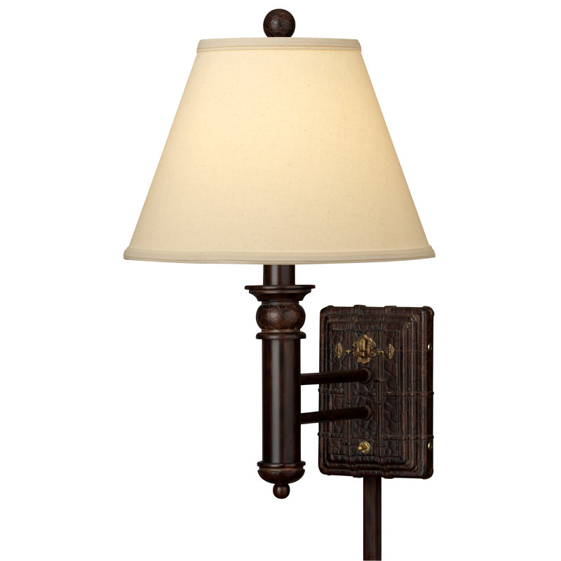 Resin Plug-in Armed Sconce
