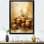 Drum Drum Earthy Brown I sur impression sur toile