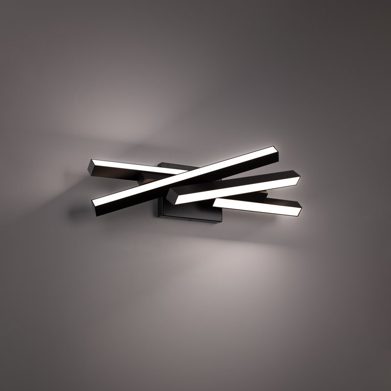 Parallax Dimmable LED Vanity Light, 2700K, 7"H x 27"W x 7.75"D