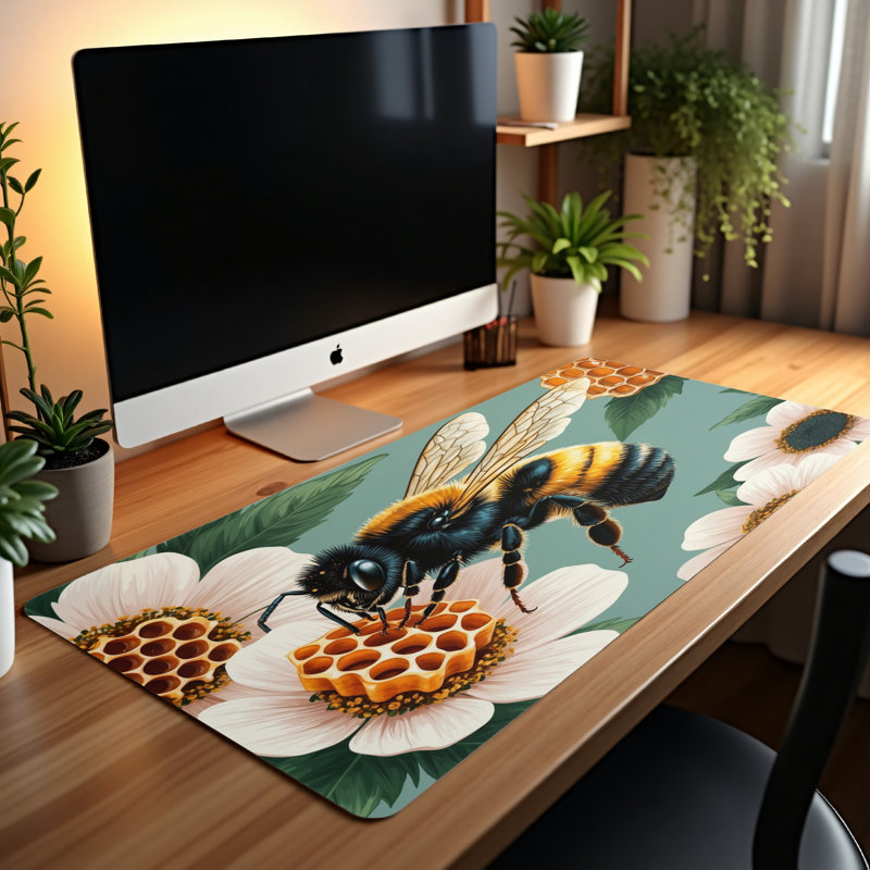Polyester Desk Pad, 23.6x13.8