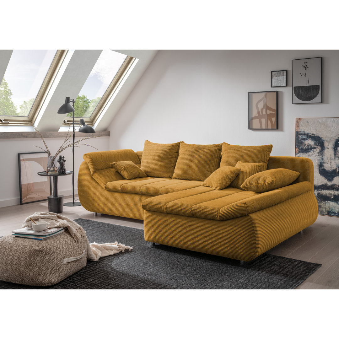 Ecksofa Aliyan mit Bettfunktion