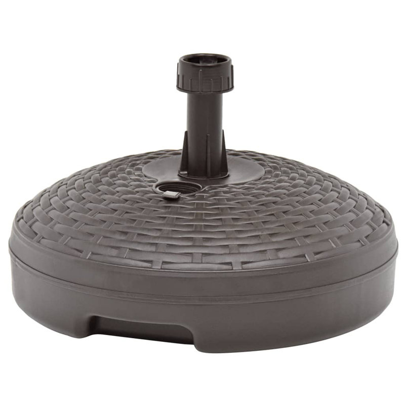 Clary 2.7kg Plastic Free Standing Umbrella Base, Brown