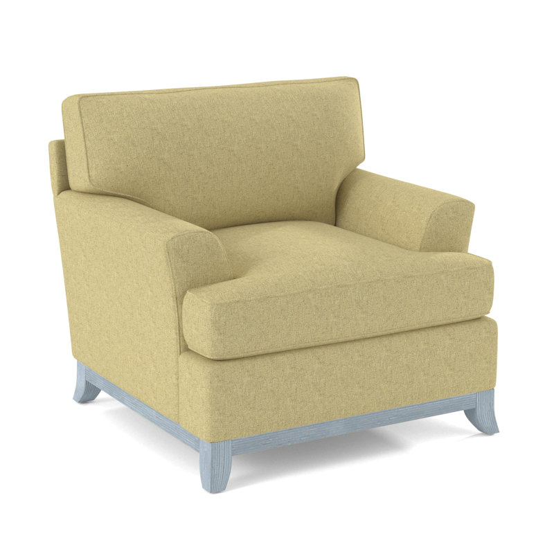 Oaks Way Armchair, Beige Performance Fabric; 0851-73, Sea Glass