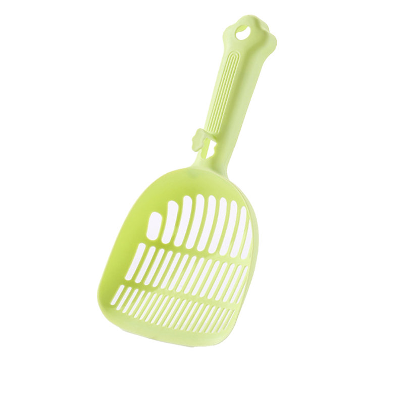 Pelle à litière pour chat avec poignée mignonne, 11,02 po x 5,12 po x 1,57 po, vert, Vert
