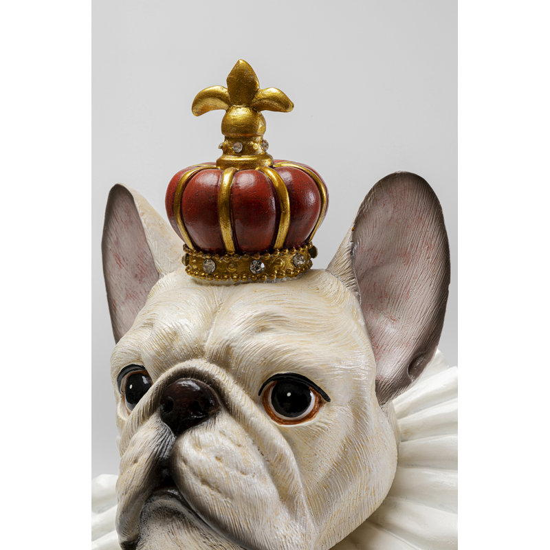 White King Dog Figurine