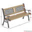 Delores Iron Outdoor Bench
