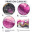 «Forest River of Amethyst Crystal II», art mural forêt - ensemble de 3-914382048-914382056-914382061